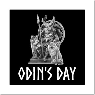 Wednesday Odin's Day Norse Mythology Viking God Posters and Art